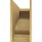 Ekena Millwork 11"W x 33"D x 22"H Classic Scroll Rough Cedar Woodgrain TimberThane Corbel, Primed Tan CORUR11X33X22SCRRCPR - alternate 3
